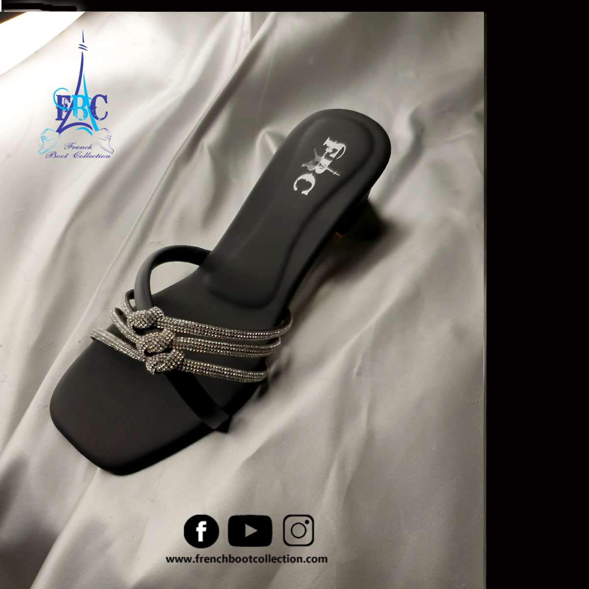 FBW 0012 Black Women Formal Elegance Handmade Shoes
